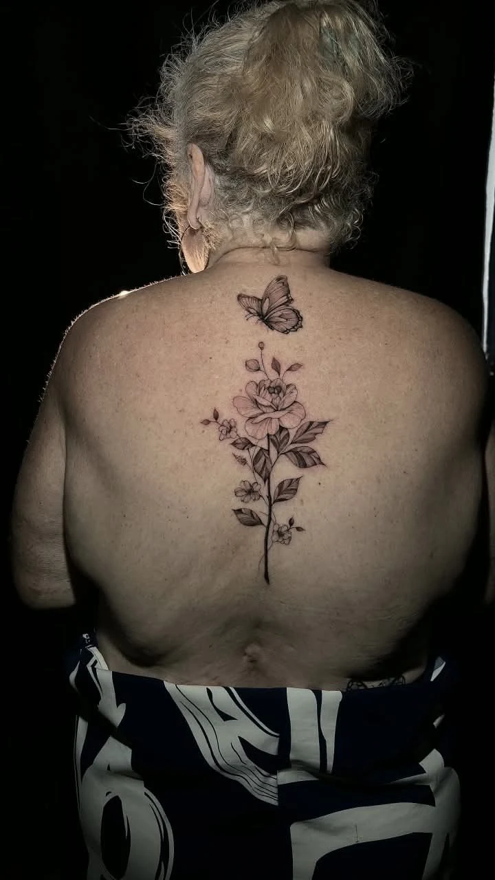 Borboleta & flor · Costas