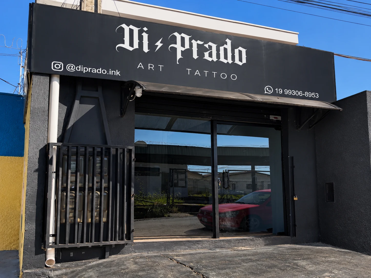 Fachada do estúdio Di Prado Art Tatoo
